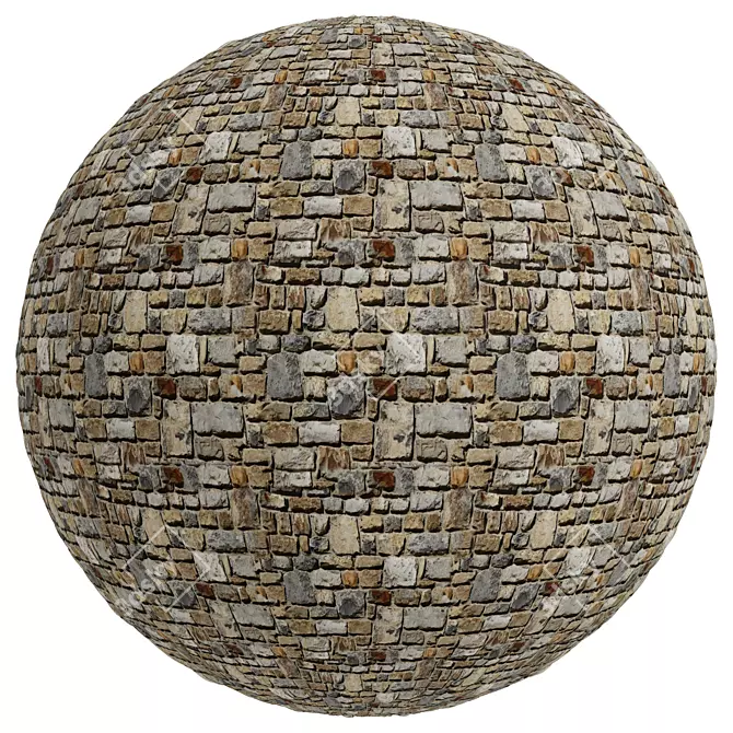 Stone Texture Set 4k Seamless 3D model image 2