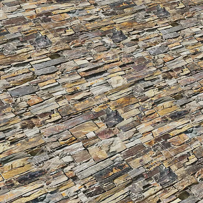 Stone Texture Set 4k Seamless 3D model image 7