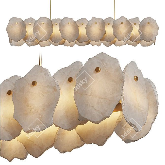  Modern Marble Pendant Light 3D model image 1