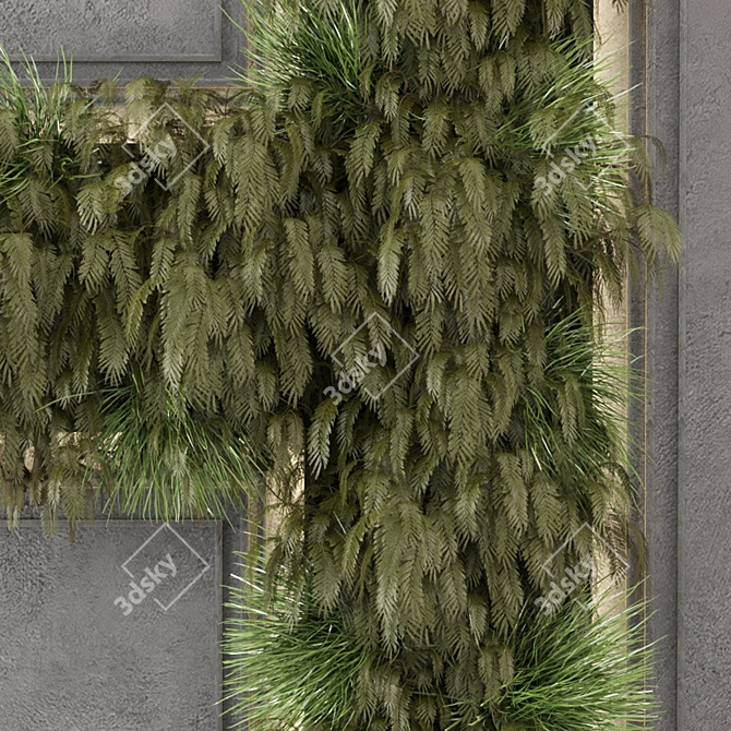 Vertical Garden Set 1219 Outdoor 3D model image 2