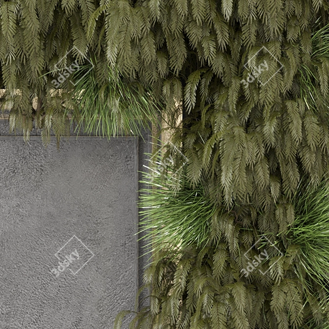 Vertical Garden Set 1219 Outdoor 3D model image 3