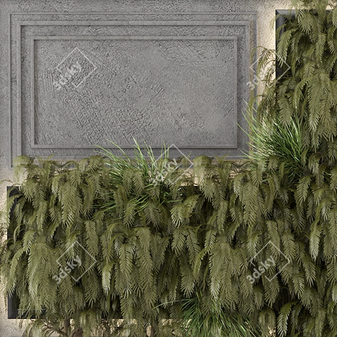 Vertical Garden Set 1219 Outdoor 3D model image 4