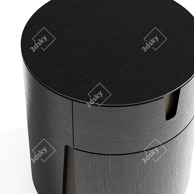 Sleek Porada Tylsa Night Tables 3D model image 6