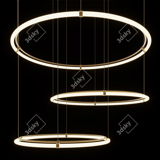 Custom Chandelier Kits: 5 Designs 3D model image 2