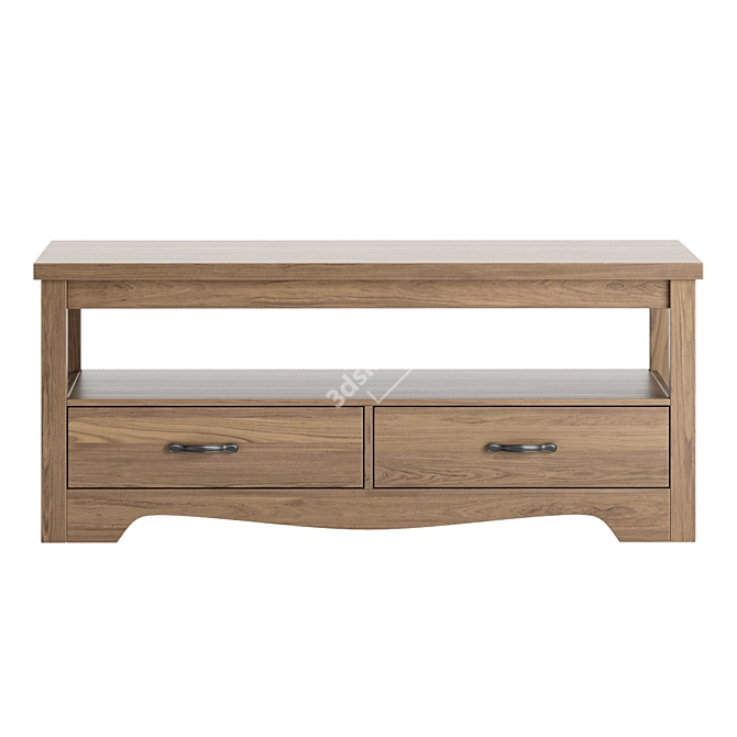 Modern Hulett Coffee Table Storage 3D model image 2