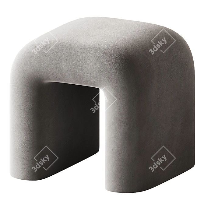 Chic Tate Stool | Lulu & Georgia 3D model image 1