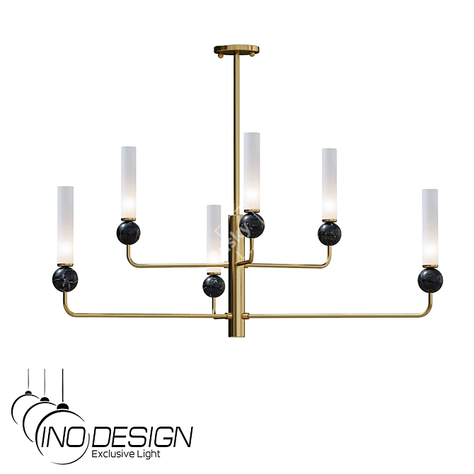 Modern Luxe Inodesign Stenly Pendant 3D model image 1