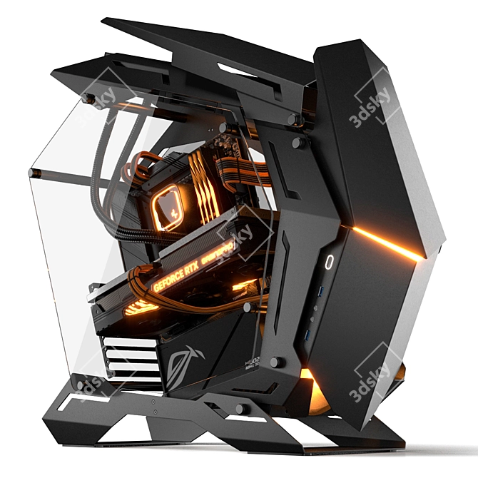 RGB GamingPC 4K Corona-Compatible SkyBox 3D model image 1