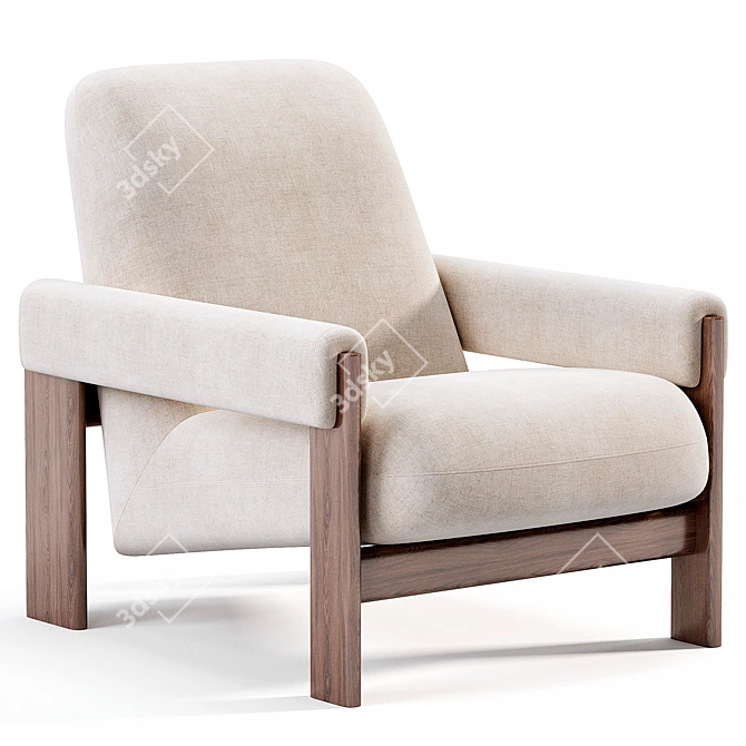 Modern Nils Chair Set 3D model image 4