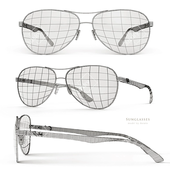 Ray-Ban RB-8313 Sunglasses Fits Perfectly 3D model image 3