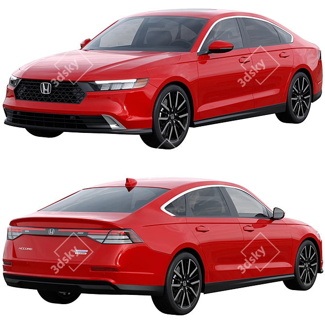  Honda Accord 2024: Tradition Meets Innovation 3D model image 9