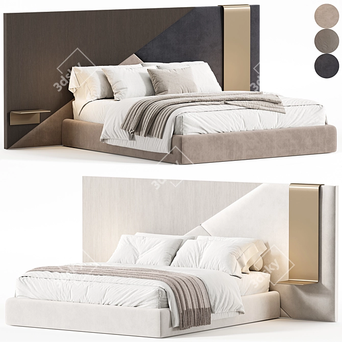 Ego Double Bed 2015 Millimeters 3D model image 1