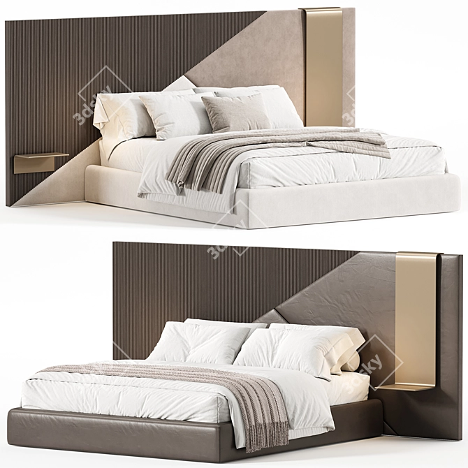 Ego Double Bed 2015 Millimeters 3D model image 4