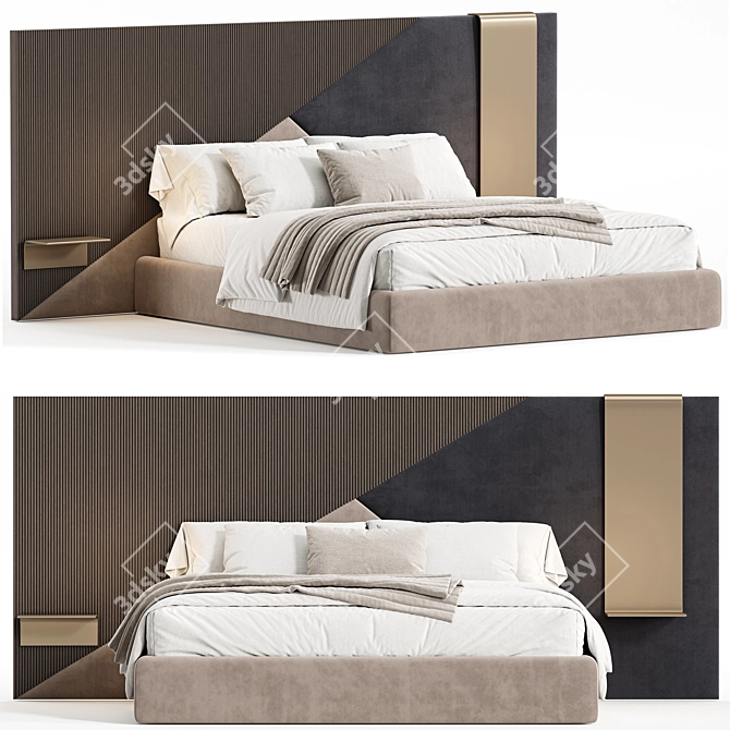 Ego Double Bed 2015 Millimeters 3D model image 5