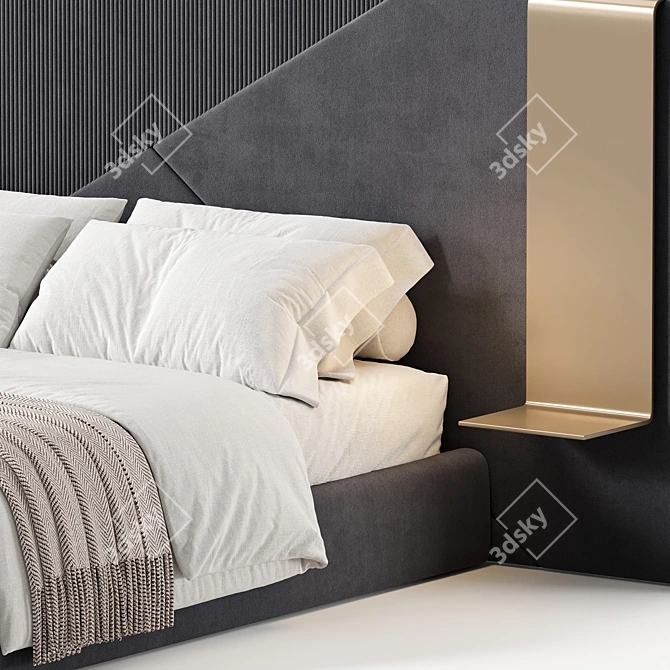 Ego Double Bed 2015 Millimeters 3D model image 6