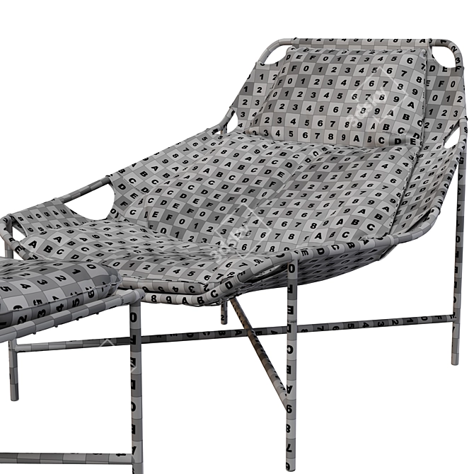 Iconic Outdoor Armchair: Rolf Benz JACKOUT 3D model image 7