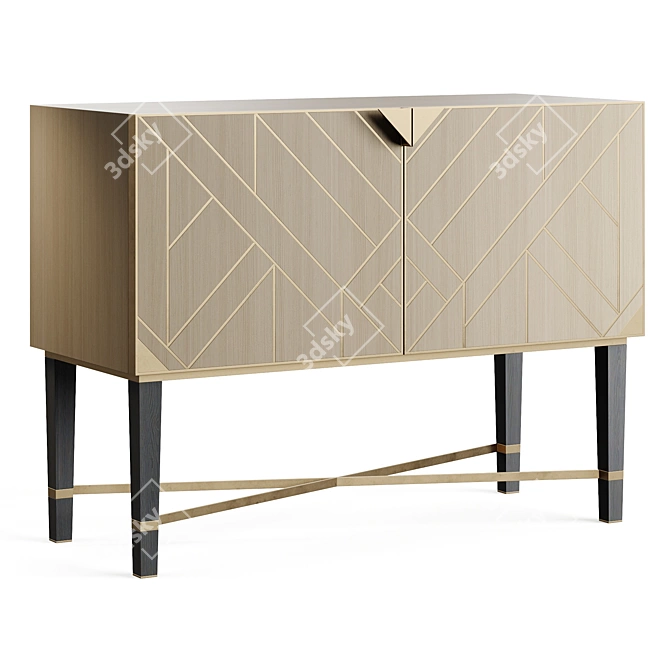 Luxury Sirmione Cupboard 3D Model 3D model image 1