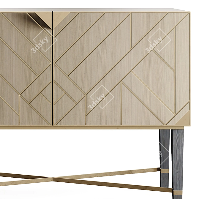 Luxury Sirmione Cupboard 3D Model 3D model image 5