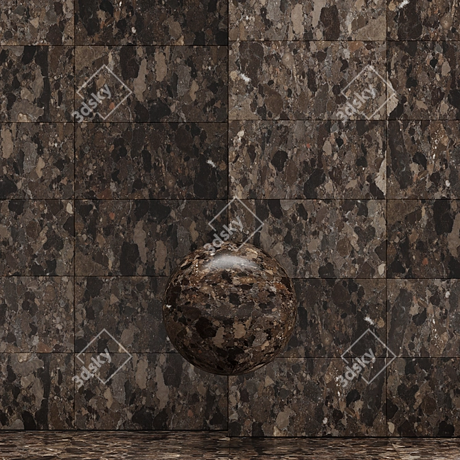 High Detail Marble Stone Texture 3D model image 3