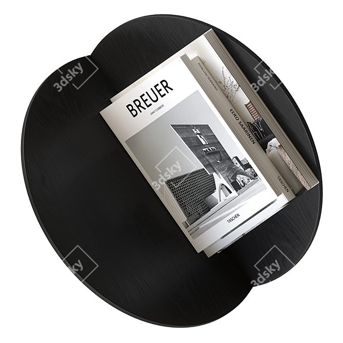 Gejst Silia Magazine Holder 3D model image 3