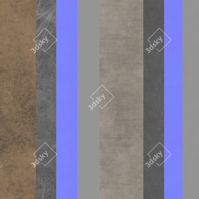 Metal 4K Seamless Texture Set 3D model image 3