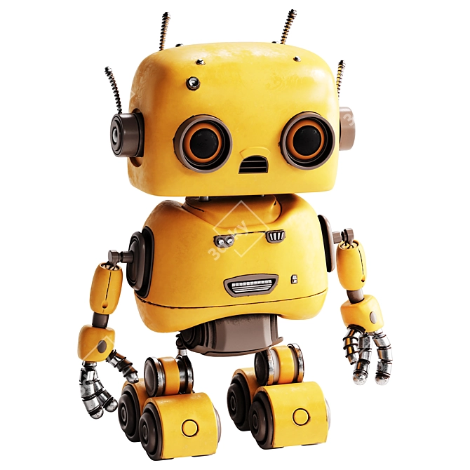 2015 Robot Toy 02 FBX 3D model image 4