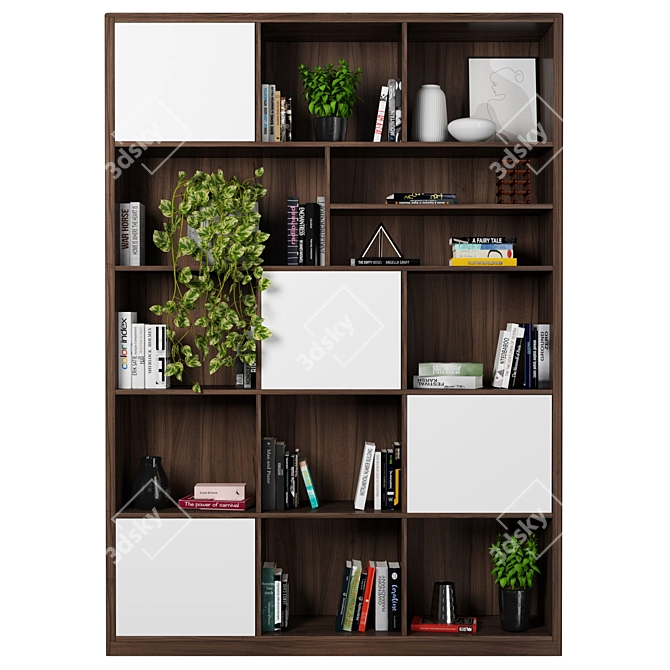 Modular Shelf Unit 126 3D model image 1