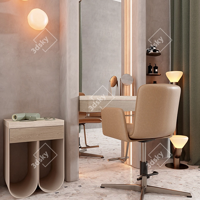 Glam Glow Beauty Lounge 3D model image 3