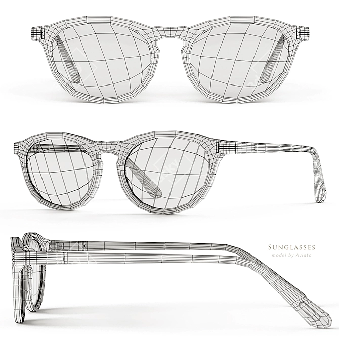 Tom Ford TF-904 Sunglasses Model 3D model image 4