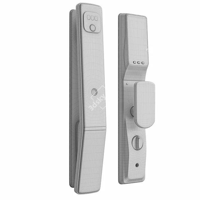 Smart Face Recognition Door Lock 3D model image 3