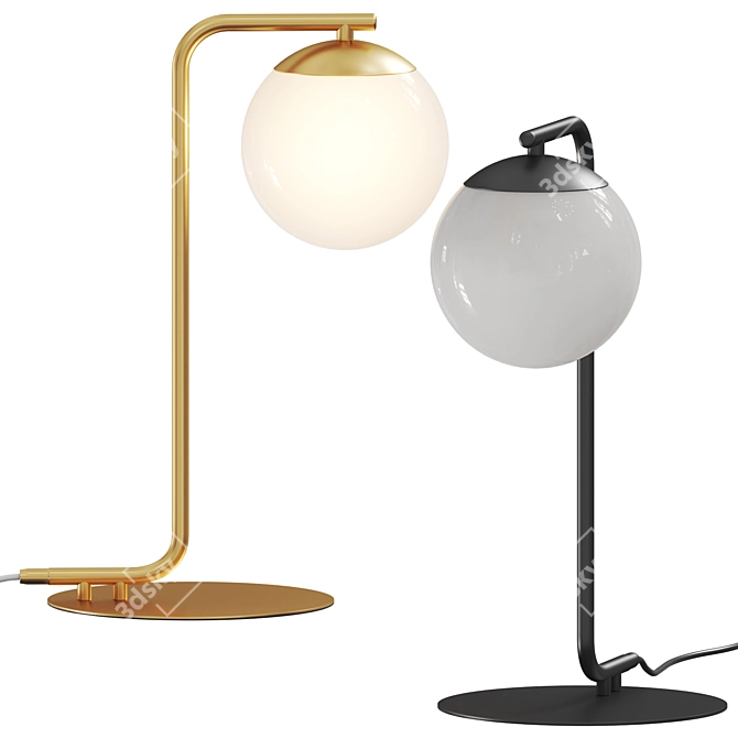 Contemporary Nordlux Grant Table Lamp 3D model image 1