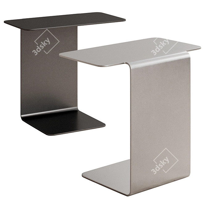 Minimal Metal Side Table, Ditre意大利 3D model image 2