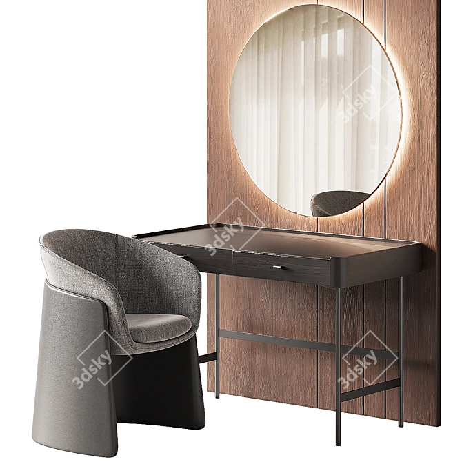 Elegant Porada Dressing Table 3D model image 3