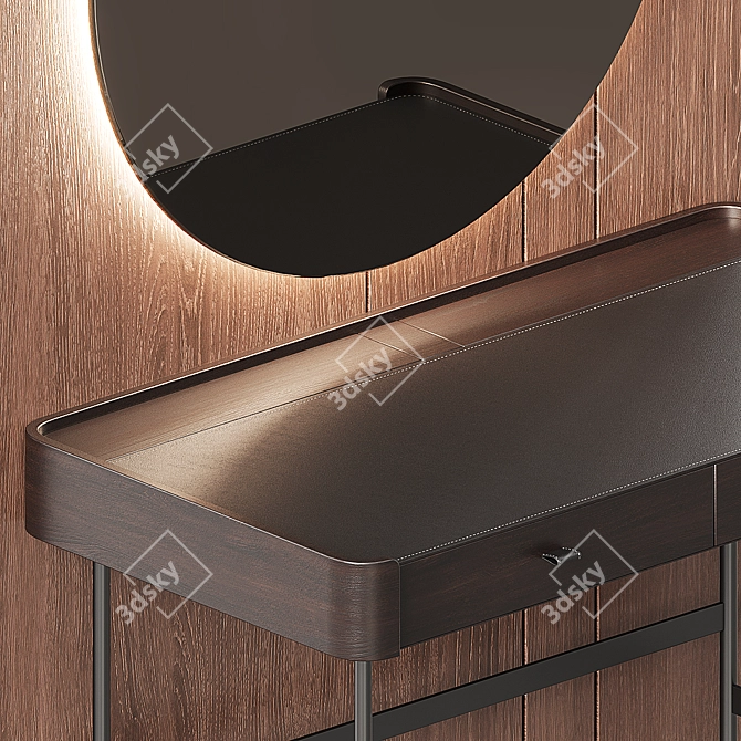 Elegant Porada Dressing Table 3D model image 5