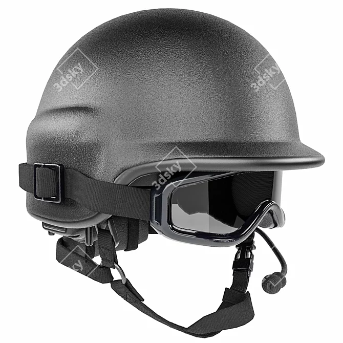 Swat Police Helmet | 4K Texture 3D model image 2