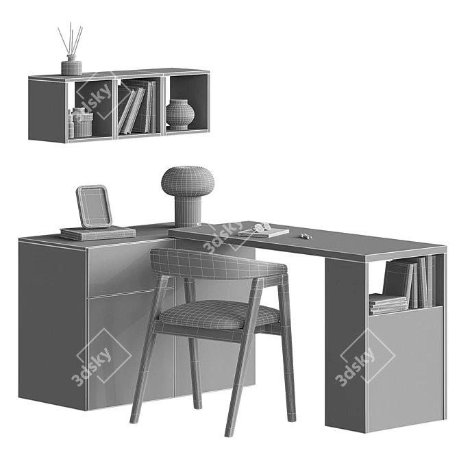 Transforming Axel-1 Furniture Set 3D model image 4