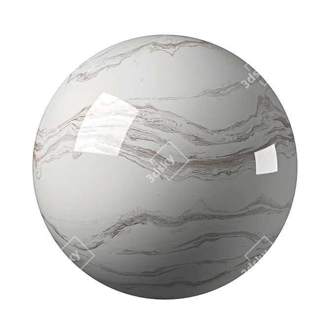 Luxury Marble Textured 3D Model 3D model image 5