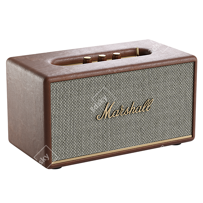 Marshall Acton III Speaker: Top-Quality 3D model image 2