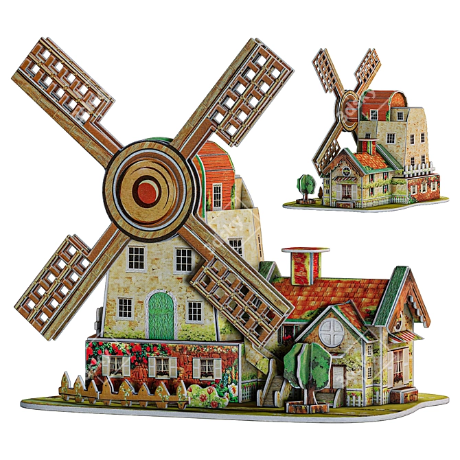 Play the Game Windmill Constructor 3D model image 1