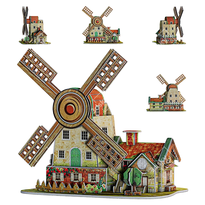 Play the Game Windmill Constructor 3D model image 2