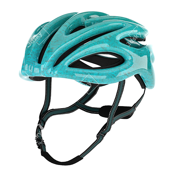 High-Quality 3D Bicycle Helmet Model for Vray 3D model image 1