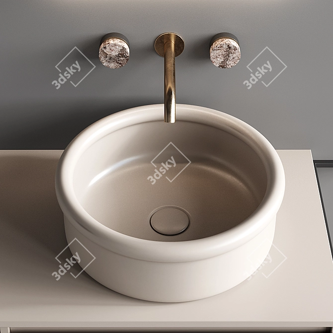 Relax Vanity Set with Brera 3D model image 3