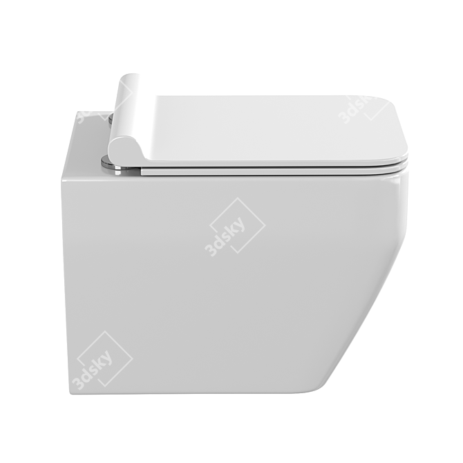 Modern Hanging Toilet AQM2009 3D model image 2