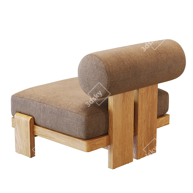 High-Quality 3D Vigo Lounge Chair 3D model image 5