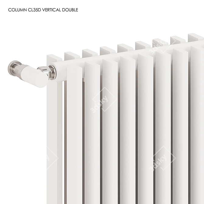 Modern Tubes Radiators Collection 3D model image 3