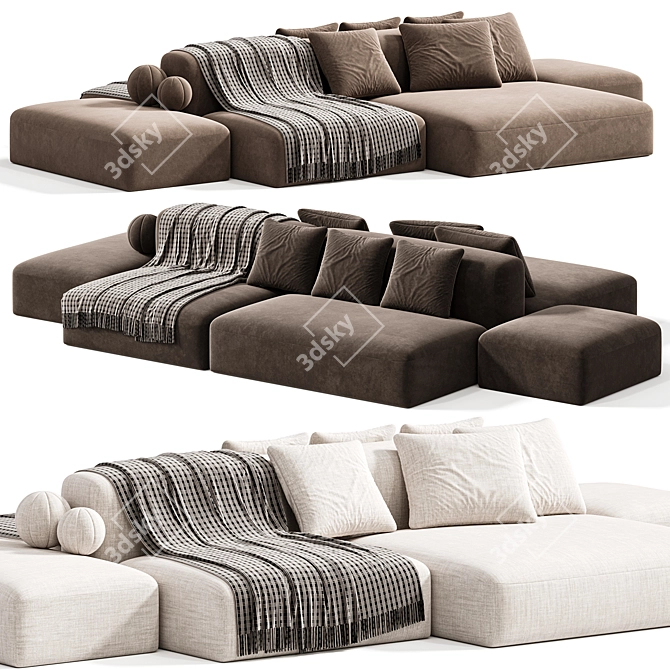 Cozy Island Sofa 2015	Model 3D model image 2