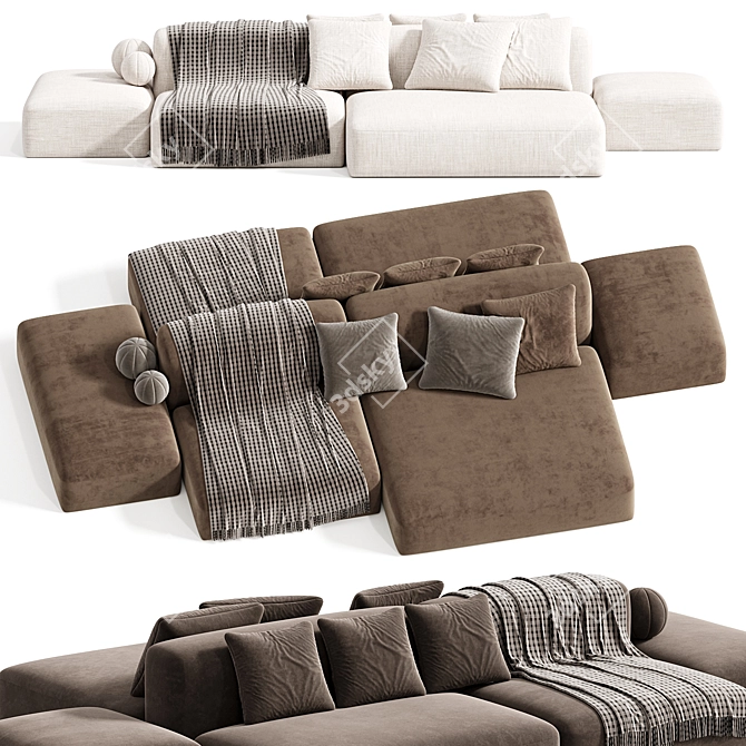 Cozy Island Sofa 2015	Model 3D model image 4