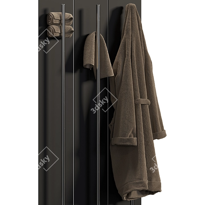 Versatile Towel Warmer Set 3D model image 5