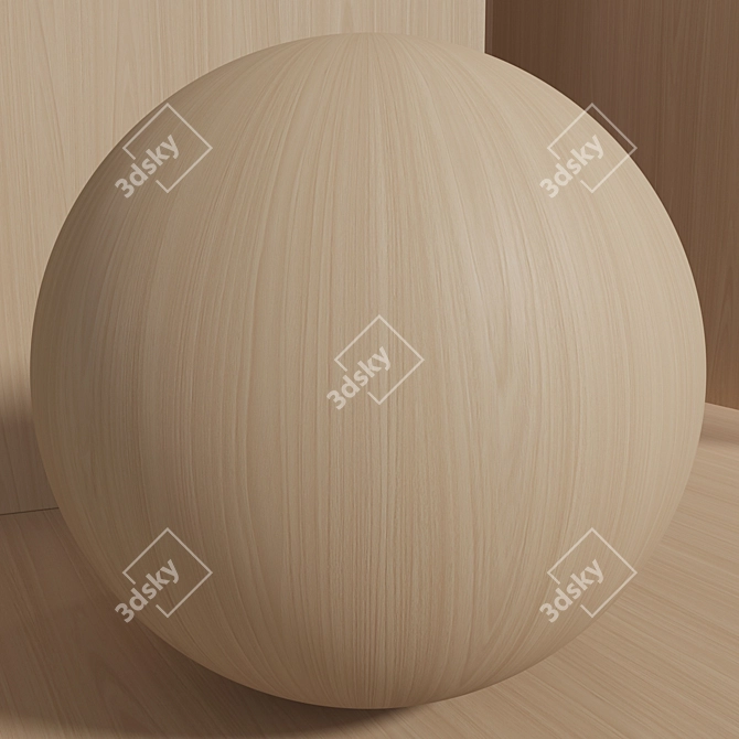 Exotic Wood Seamless Texture Set 3D model image 3