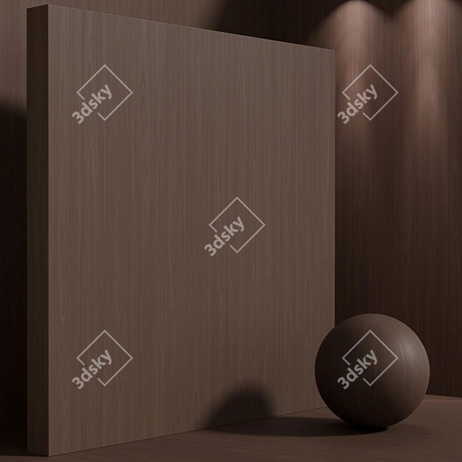 Exotic Wood Seamless Texture Set 3D model image 5